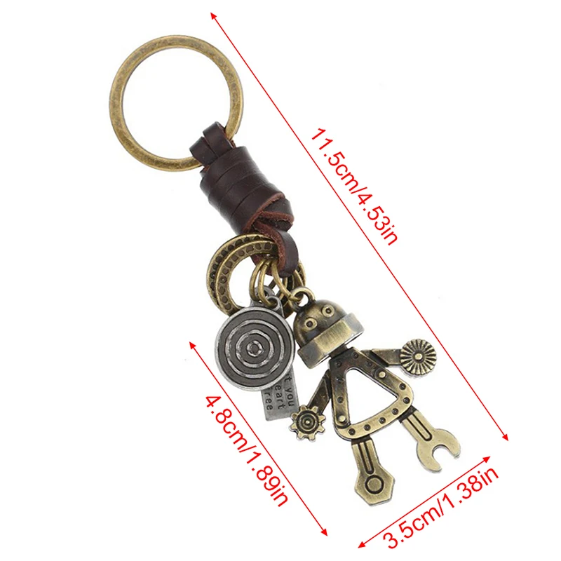 Новый креативный подарок гаечный ключ робот брелок мужской автомобильный для