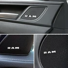 10 шт.партия Алюминий автомобилей Межкомнатная дверь Аудио отделка наклейки для Dodge Ram 1500 2500 3500 стайлинга автомобилей