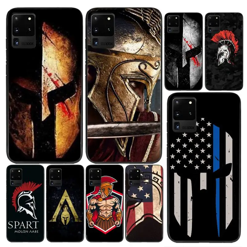 

Chenel ACT Action Game Spartan Rubber Phone Case For Samsung A32 51 71 31 40 30s 21s Galaxy S9 10 20 Plus Note9 10pro 20 20ultra