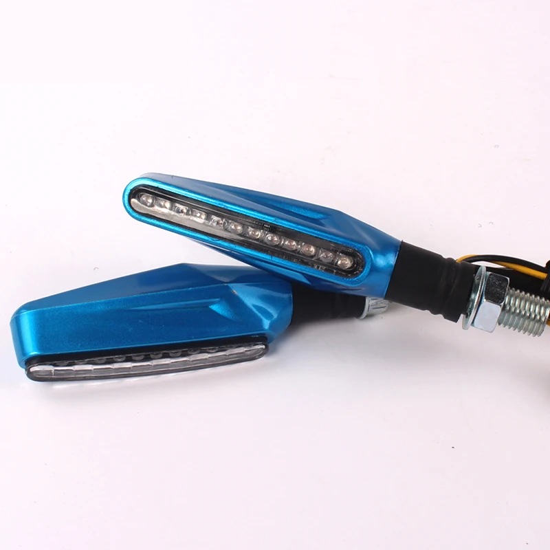 1 пара модных мотоциклетных светодиодных поворотных сигналов 12 Светодиодный ных