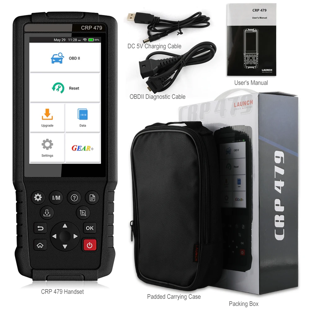 LAUNCH CRP479 Wi Fi Obd2 Автомобильный сканер считыватель кодов ABS EPB DPF Сброс масла IMMO