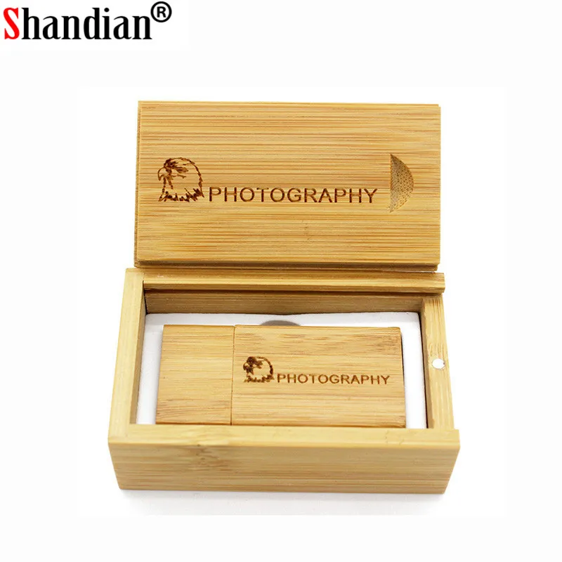 Usb флеш накопитель SHANDIAN деревянный с логотипом на заказ 4 64 Гб|wooden usb|pendrive 4gbmemory stick