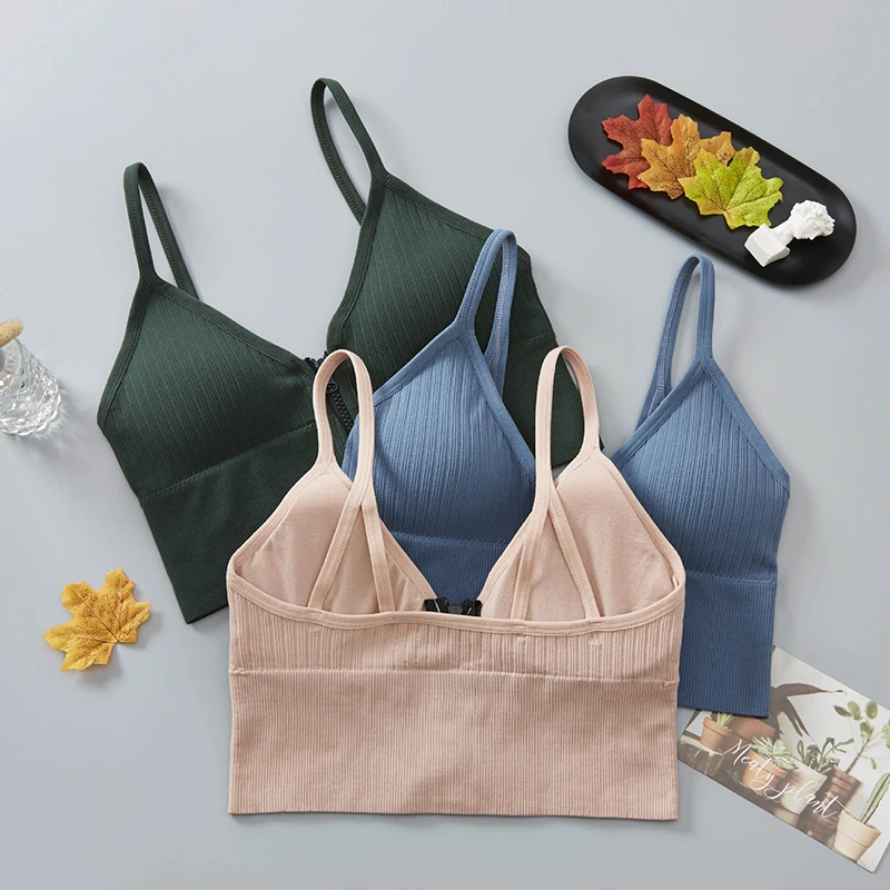 нижнее белье Бесшовный спортивный бюстгальтер для девочек переходного возраста