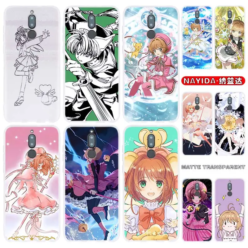 Чехол для телефона Huawei Mate 30 20 10 Lite Pro Cover Y7 Y9 2019 2018 2017 Nova 5T 4 3 Sakura Card Captor Cardcap|Бамперы| |