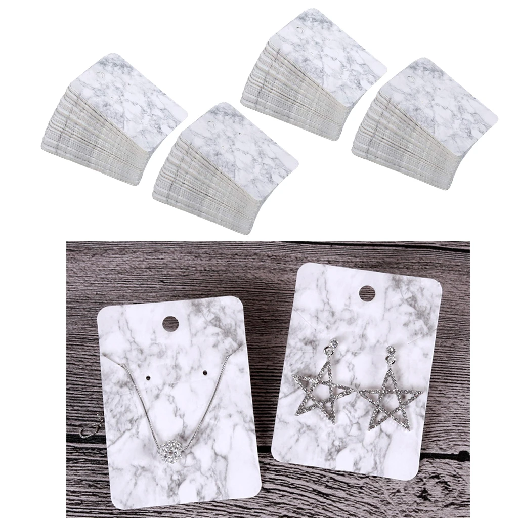 

Pack of 200 Unique Marble Pattern Styles Earring Cards for Jewelry Display