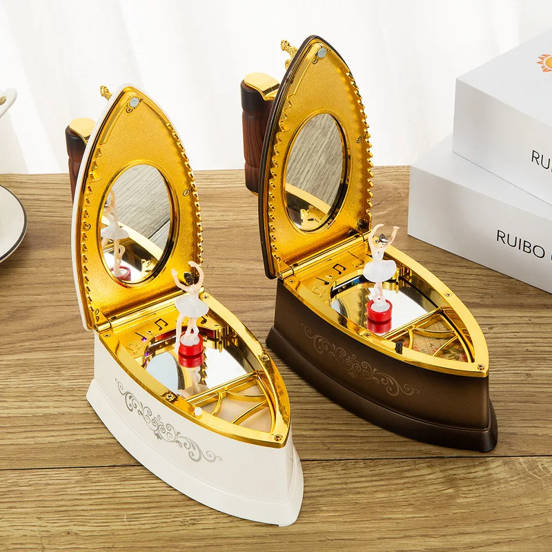 Ностальгическая металлическая музыкальная шкатулка в стиле ретро Детская