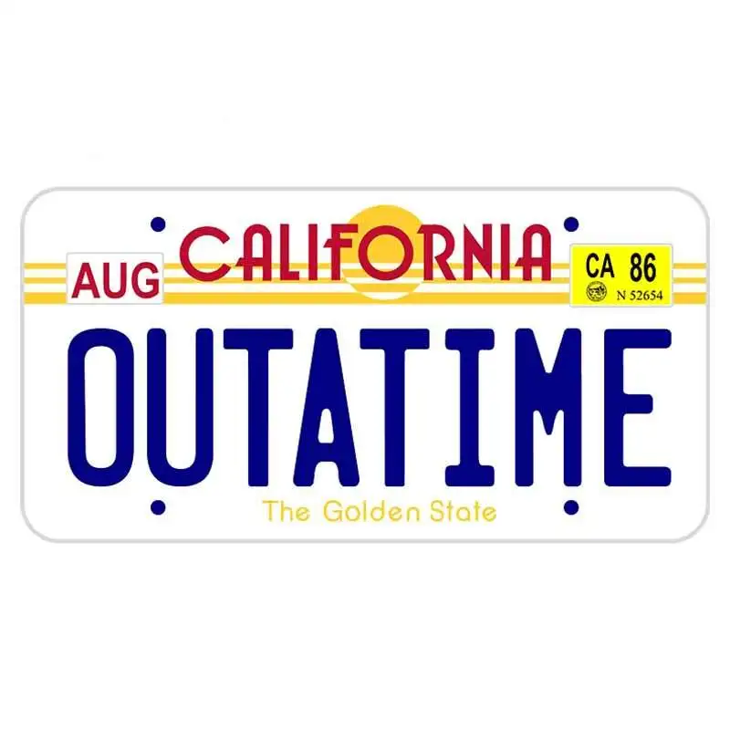 Интересный 13 см X 7 1 для Калифорнийского паспорта Outatime аниме Decalss доска серфинга