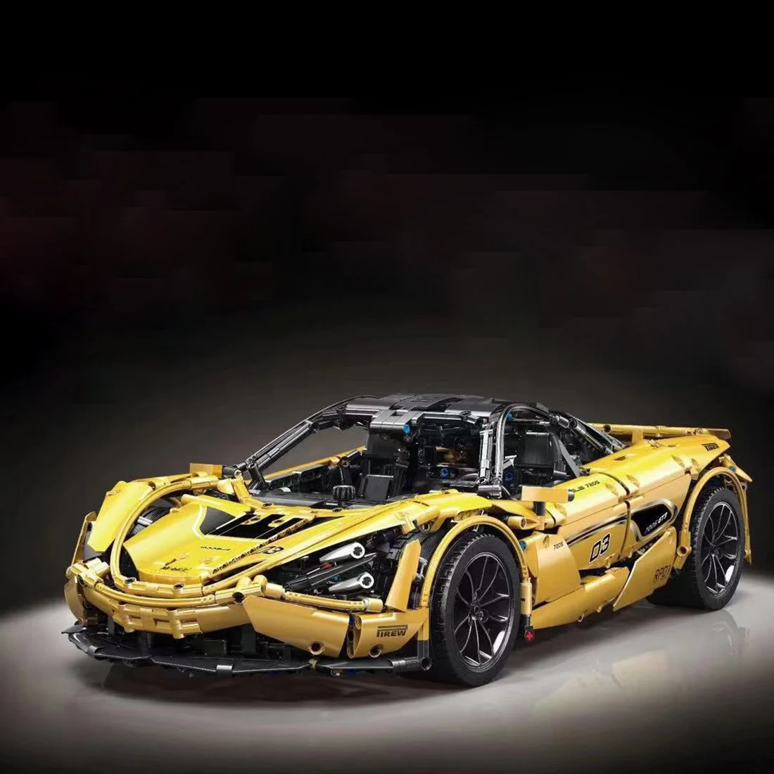 

3149Pcs 1:8 MOC Dual Racing Car Bricks Model Vehicle DIY Building Blocks Toy Gift-RC/Static