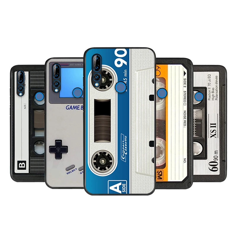 

For Huawei Y5 Y5P Y6 Y6P Y6S Y7 Y7P Y7A Y8P Y9A Y8S Y9S Prime Pro 2018 2019 2020 Vintage Cassette tape retro style Phone Case