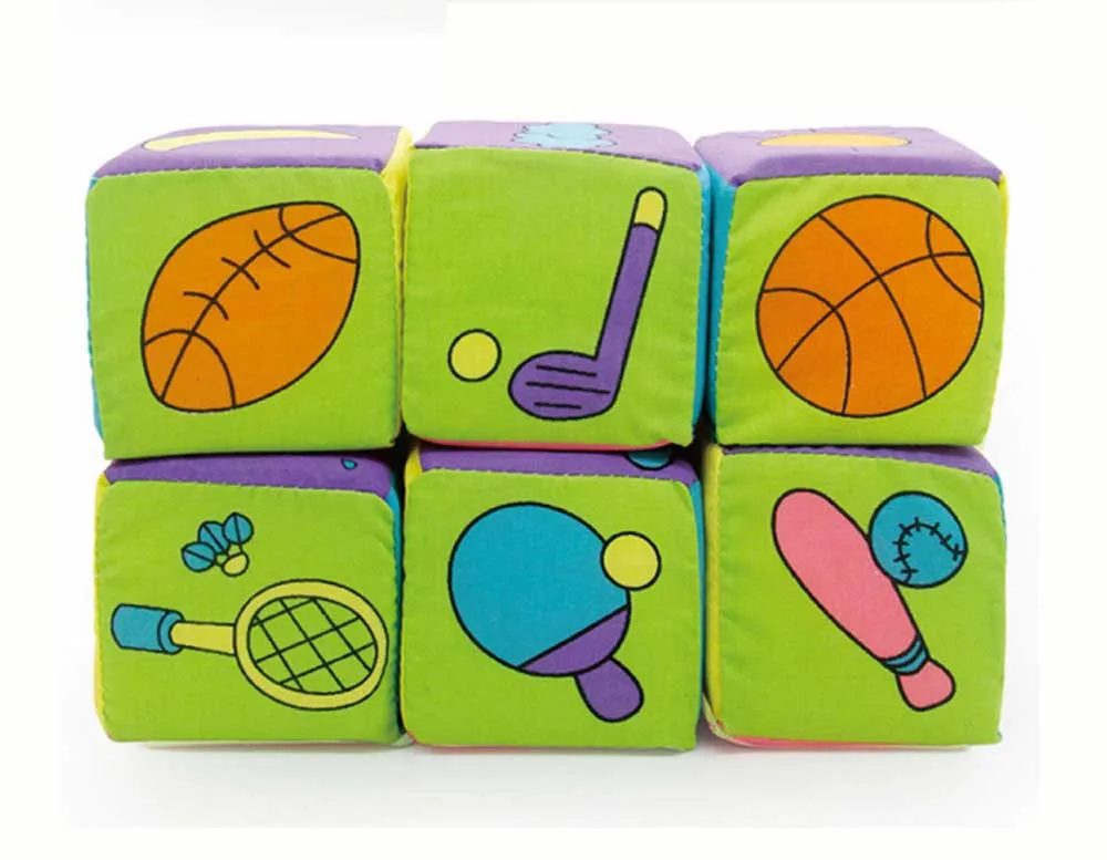 Детские игрушки для детей новинка детский Мягкий тканевый конструктор игрушка