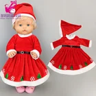 Зимнее платье 16 дюймов с шапкой для кукол Nenuco 38 см, Одежда для кукол Ropa y su Hermanita, красное флисовое платье