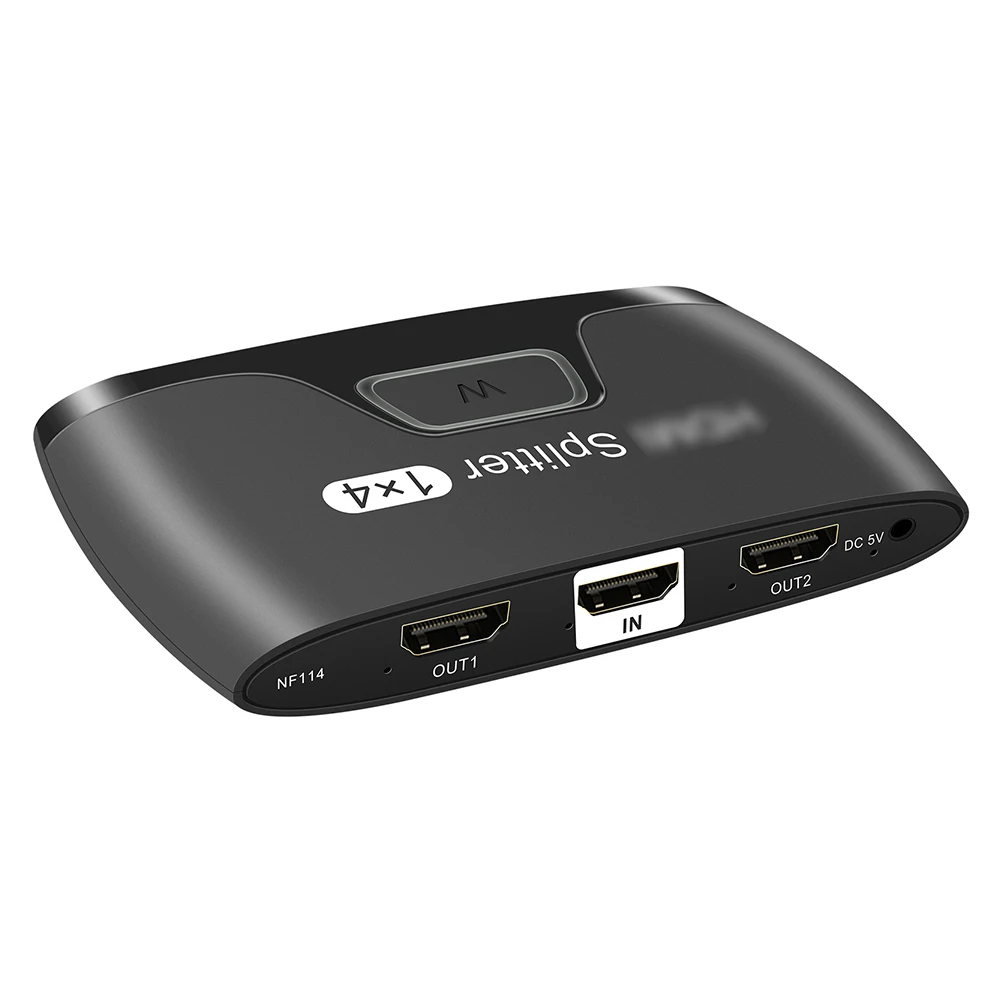 NF114 1x4 HDMI совместимый сплиттер Ultra HD 4K 60 Гц HDCP для HDTV монитора проектора Поддержка