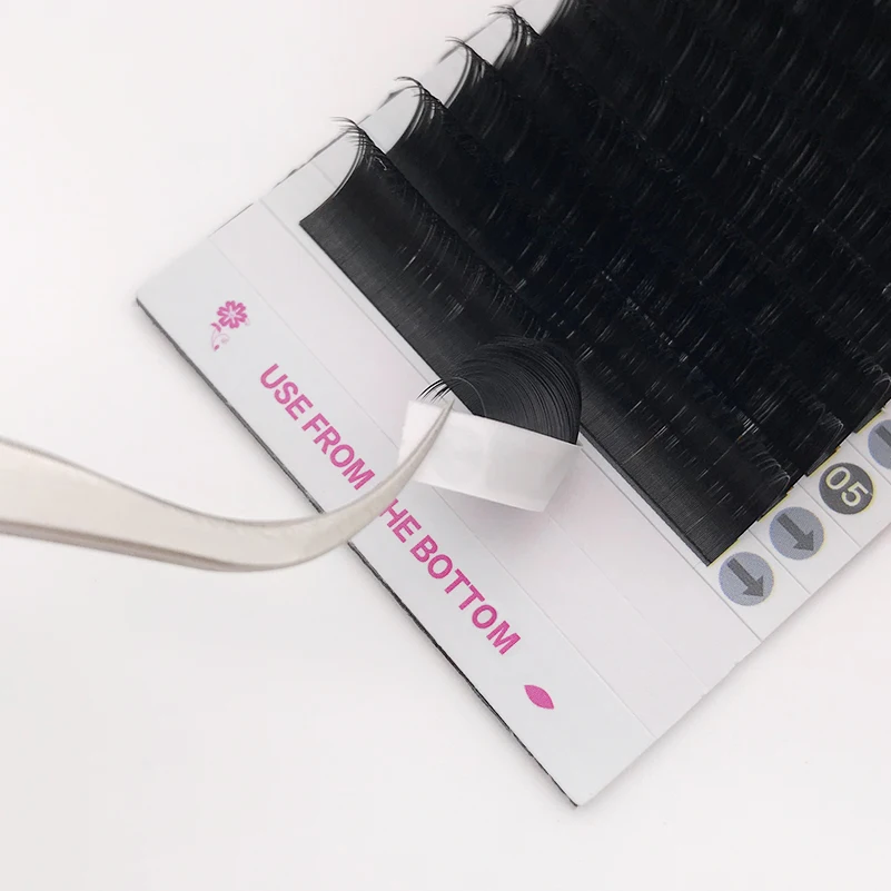 1 лоток накладные индивидуальные искусственные норковые ресницы для наращивания