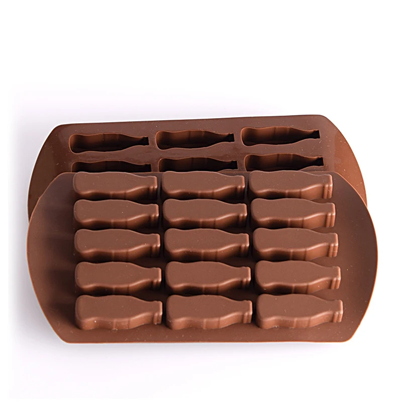 15 даже Кокс Бутылка силиконовая форма для торта выпечки Шоколадный леденец