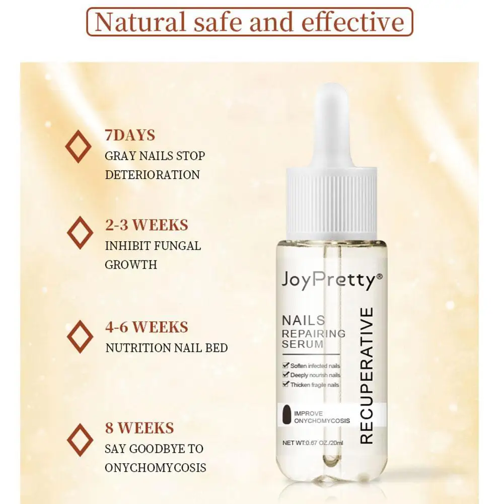 

20ml Nail Fungal Treatment Onychomycosis Removal Antifungal Nail Care Repair Liquid Nail Polish Nail Nourishing Finger Edge Oil