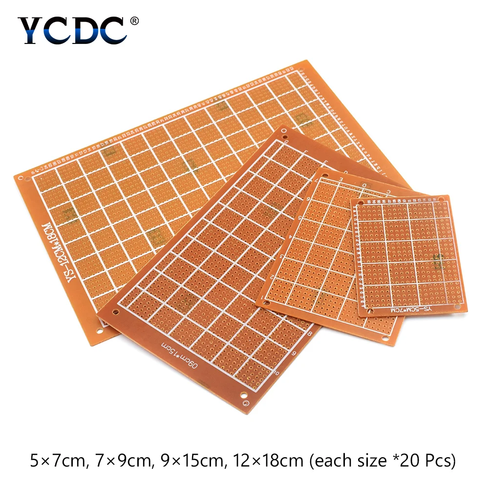 80 шт. печатная плата для электронных испытаний 4 размера | Электроника
