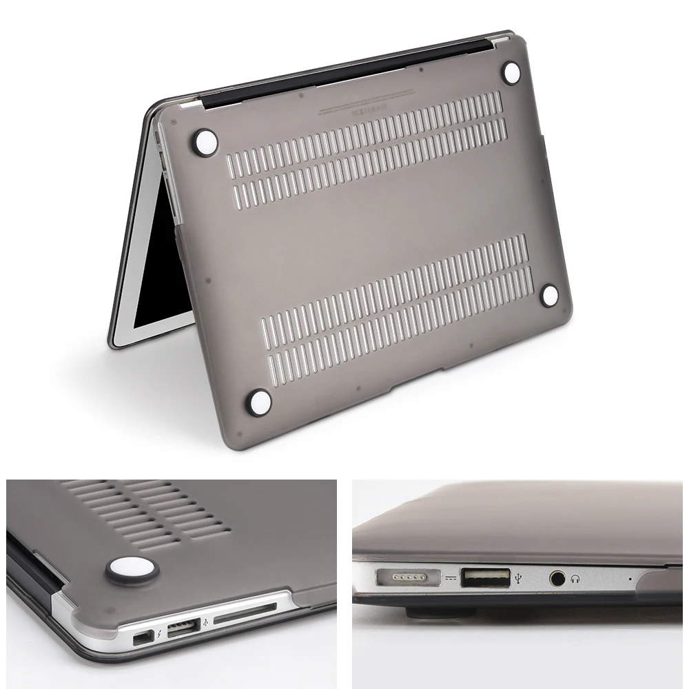 Для Macbook air pro retina 11 12 13 15 чехол Aiyopeen Прозрачный матовый Жесткий Чехол для ноутбука для macbook 15,4 13,3 дюймов A1466