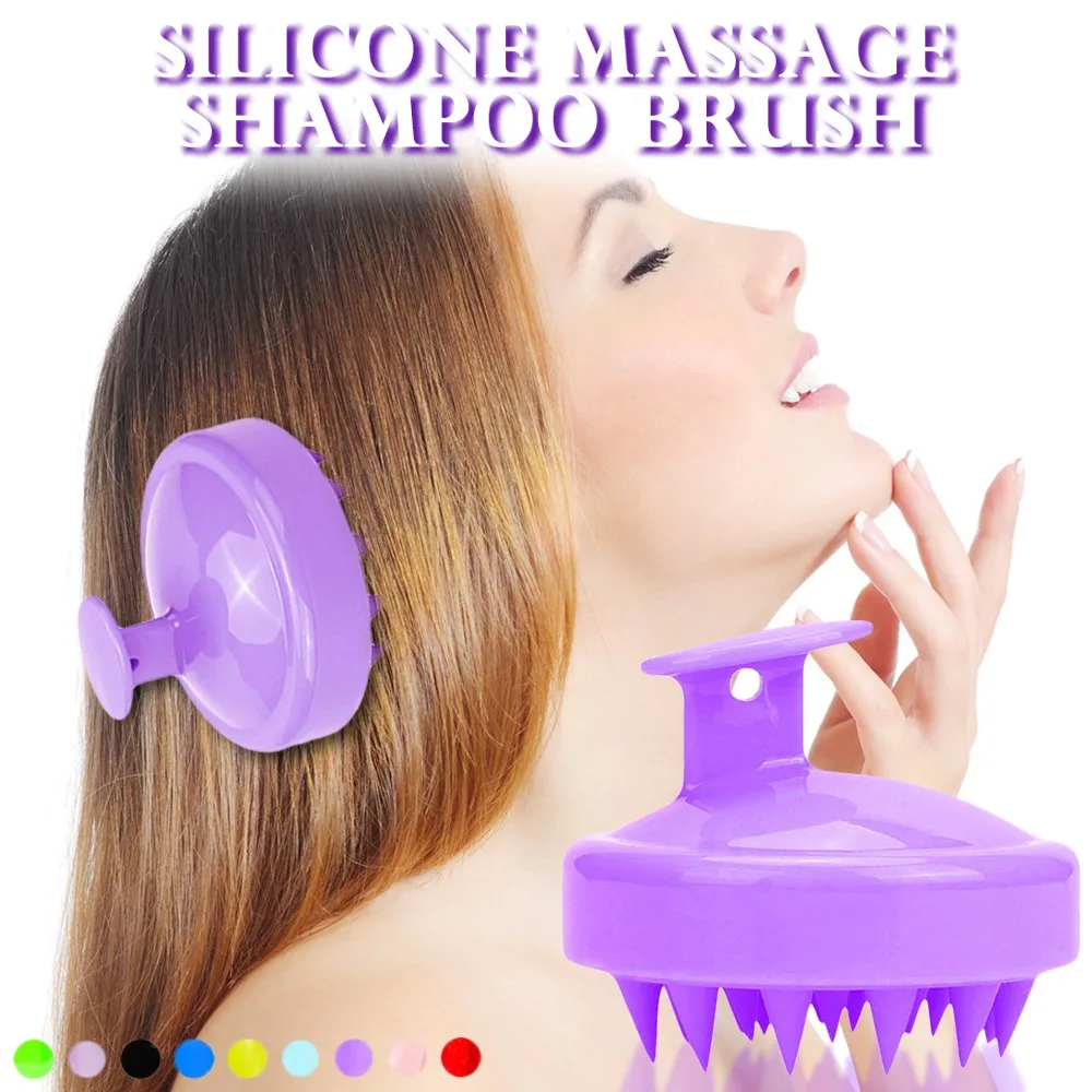 

Handheld Silicone Scalp Shampoo Massage Brush Washing Shower Hair Massager Clean Brush Bath Shower Hair Cleaning Brush Comb