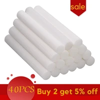 40pcs cotton swab filters refill sticks replacement wicks for portable personal usb powered humidifiers aroma maker