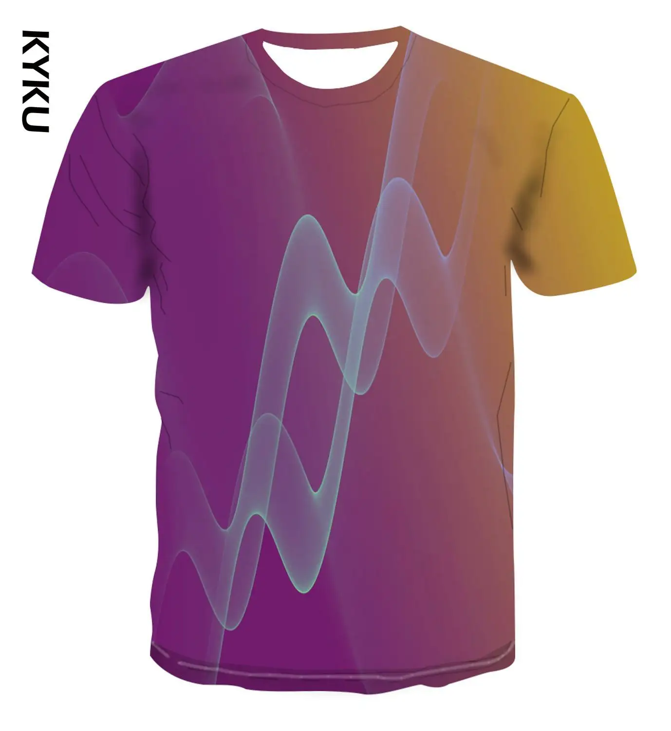 

2020 New Trendy 3D Color T-Shirts Bright Print Clothing For Men S-6XL