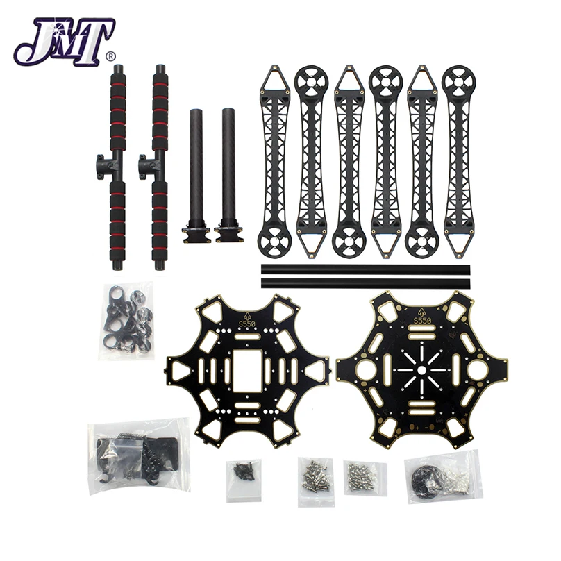 JMT DIY FPV Дрон Hexacopter 6 осевой комплект самолетов HMF S550 рама PXI PX4 управление полетом