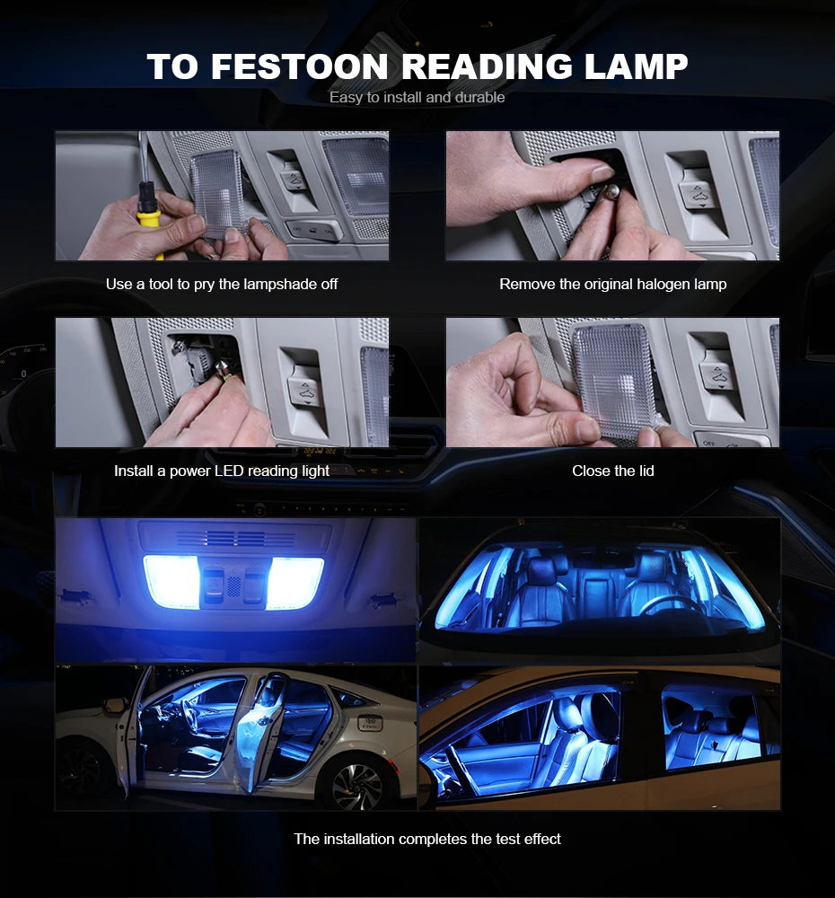 JGAUT 2 шт. Canbus Xenon 13 SMD Автомобильные светодиодные лампы для Dodge 2012 2015 Grand Caravan