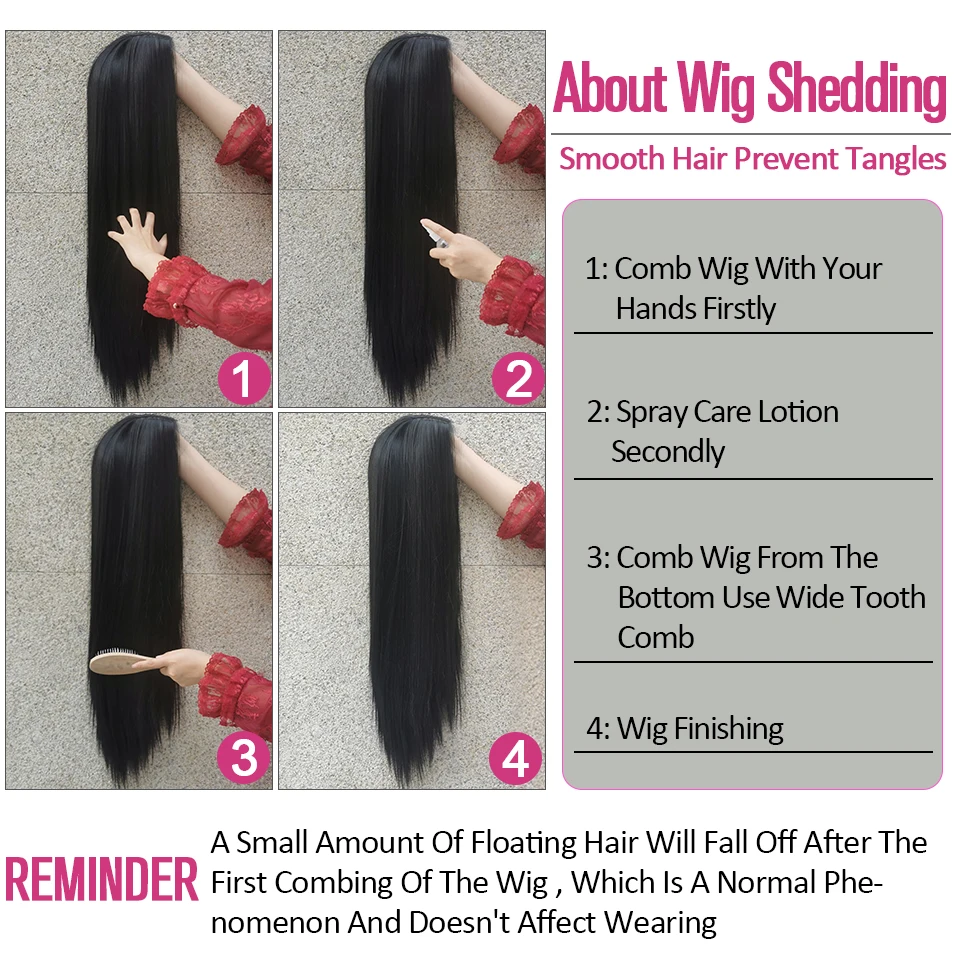 Парик передний Синтетический на сетке 18-28 дюймов 360 | Шиньоны и парики