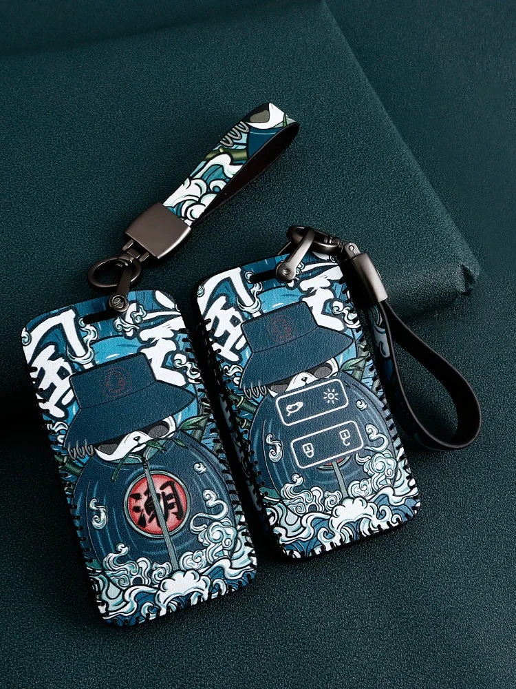 Кожаный чехол для ключа автомобиля с дистанционным управлением Renault Twingo Trafic Talisman