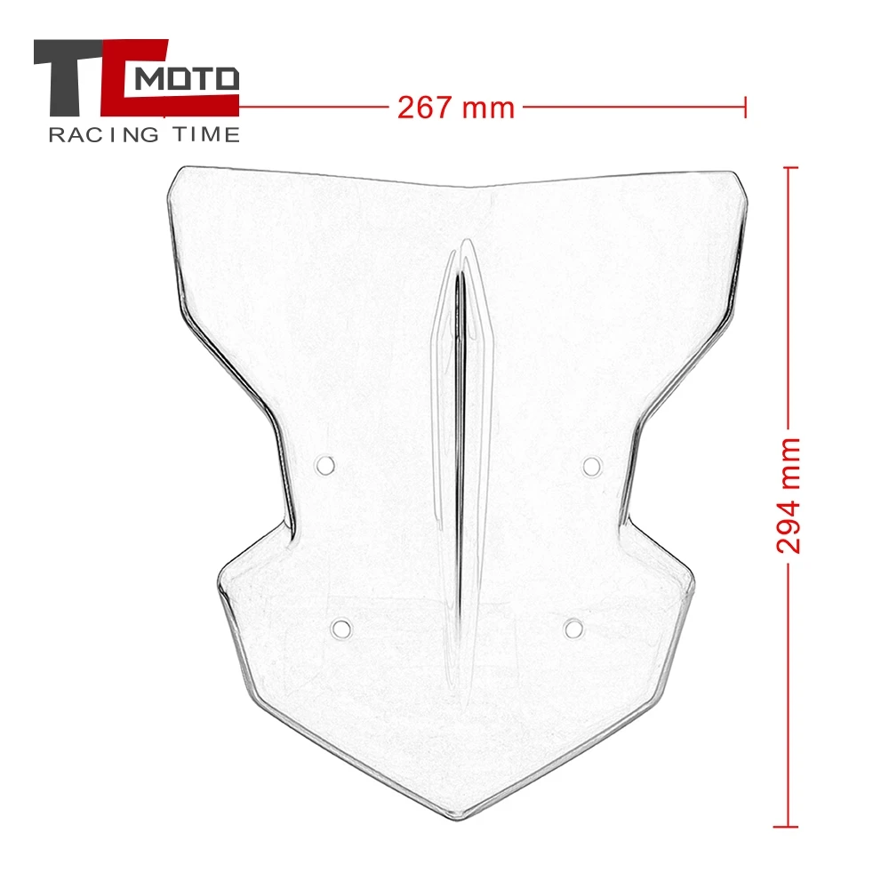 

MT09 MT 09 Windshield Windscreen for Yamaha MT-09 FZ09 FZ 09 2017 2018 2019 2020 Wind Screen Shield Airflow Deflectors