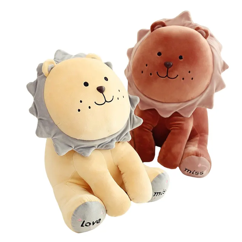 2020 новое поступление с милым принтом Лев Плюшевые игрушки куклы мягкие Подушка