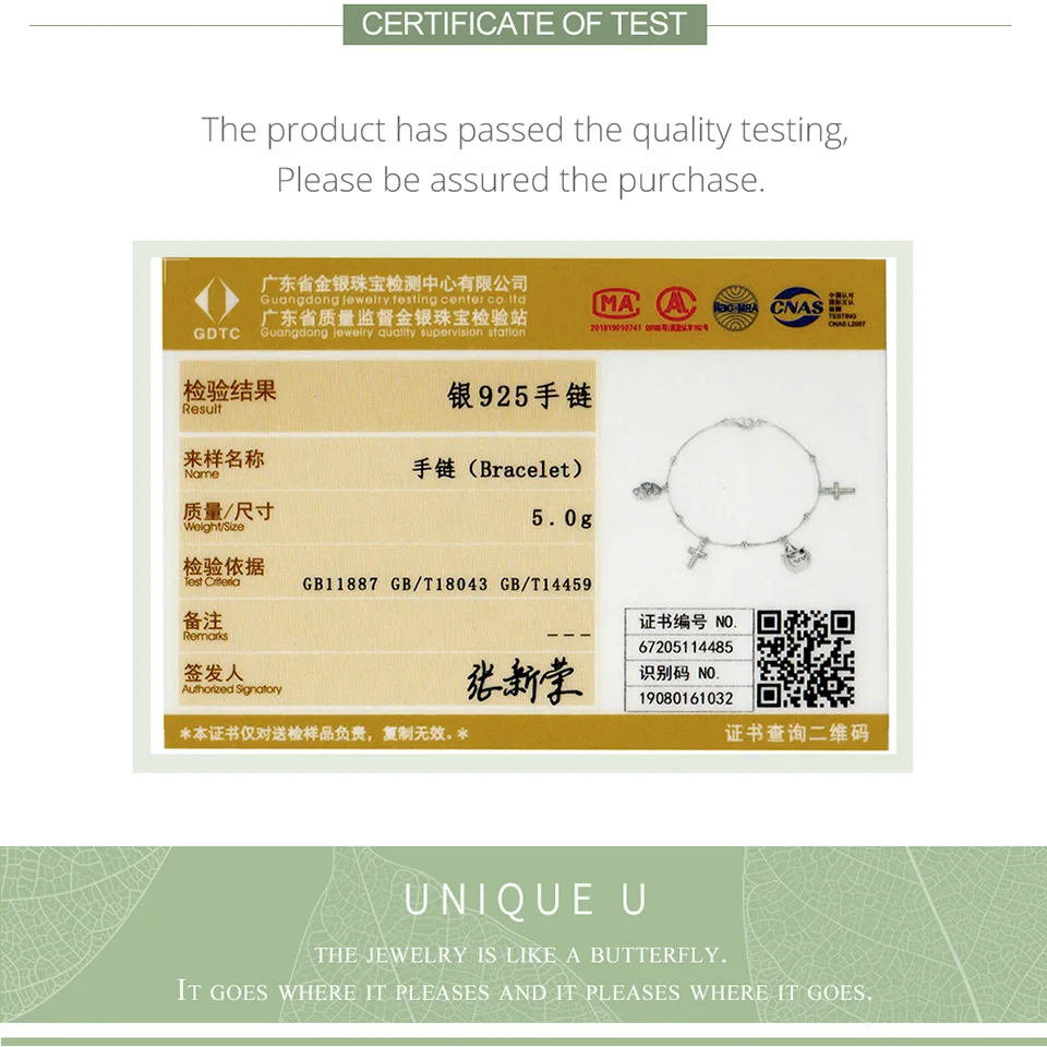 

BISAER Chain Bracelets 100% 925 Sterling Silver Happy Halloween Chain Women Bracelets Sterling Silver Jewelry EFB051