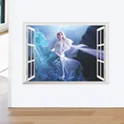 3D наклейки на стену Холодное сердце 2, Эльза и Анна