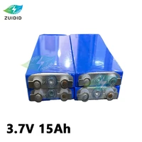 8pcs 15ah 3 7v rechargeable li polymer battery pack lithium ion cell for 12v 24v 36v 42v e bike ups power convertor solar light
