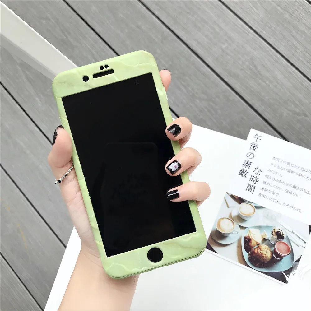 Чехол для iPhone 11 Pro XS Max SE 360 XR X 6 6S 7 8 Plus тонкий противоударный жесткий пластиковый