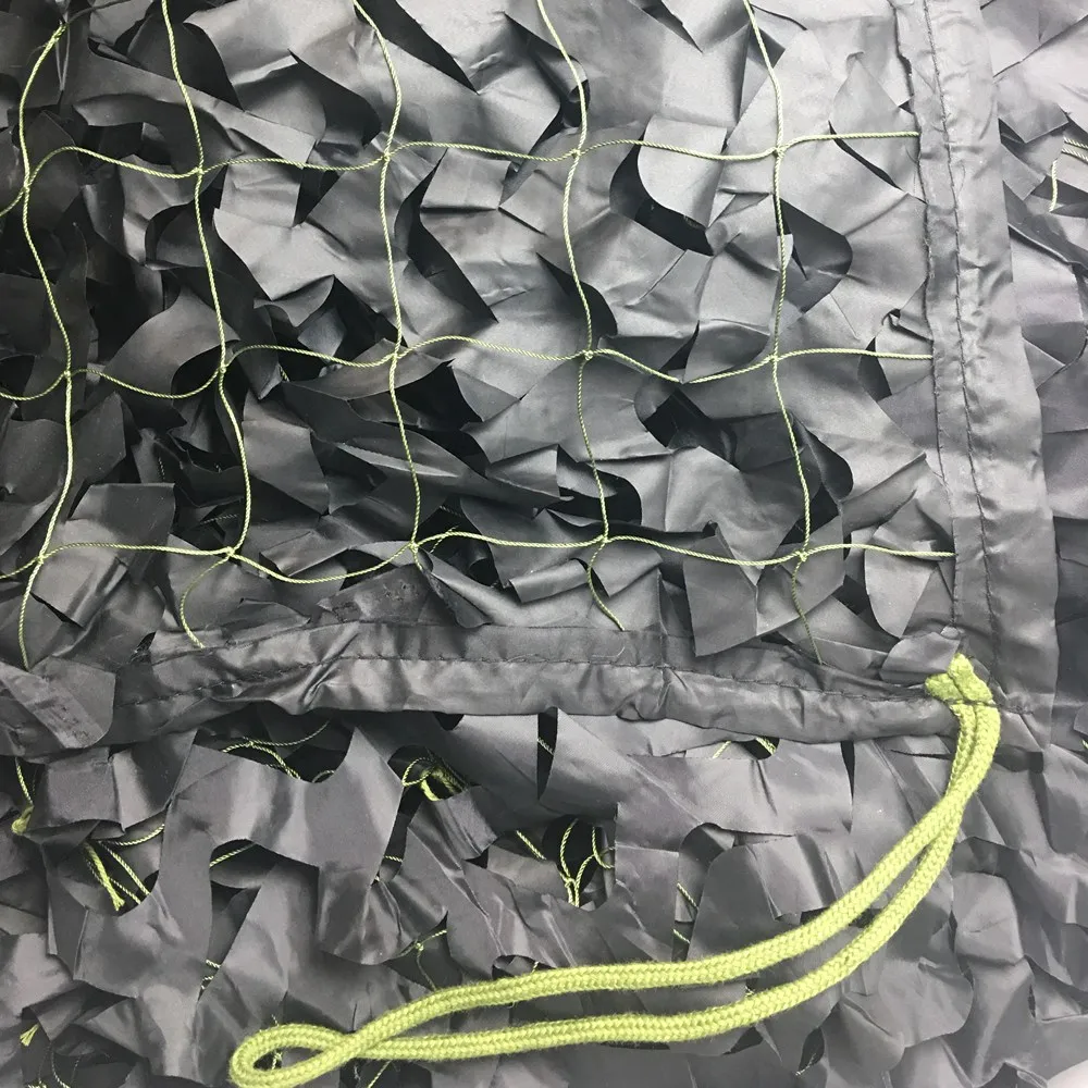 Черная усиленная камуфляжная сетка WELEAD большие размеры военные садовые навесы