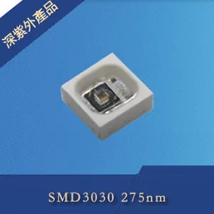 УФ светодиодный глубокий Ультрафиолетовый светильник бусины UVC 2 мВт 275nm 3030