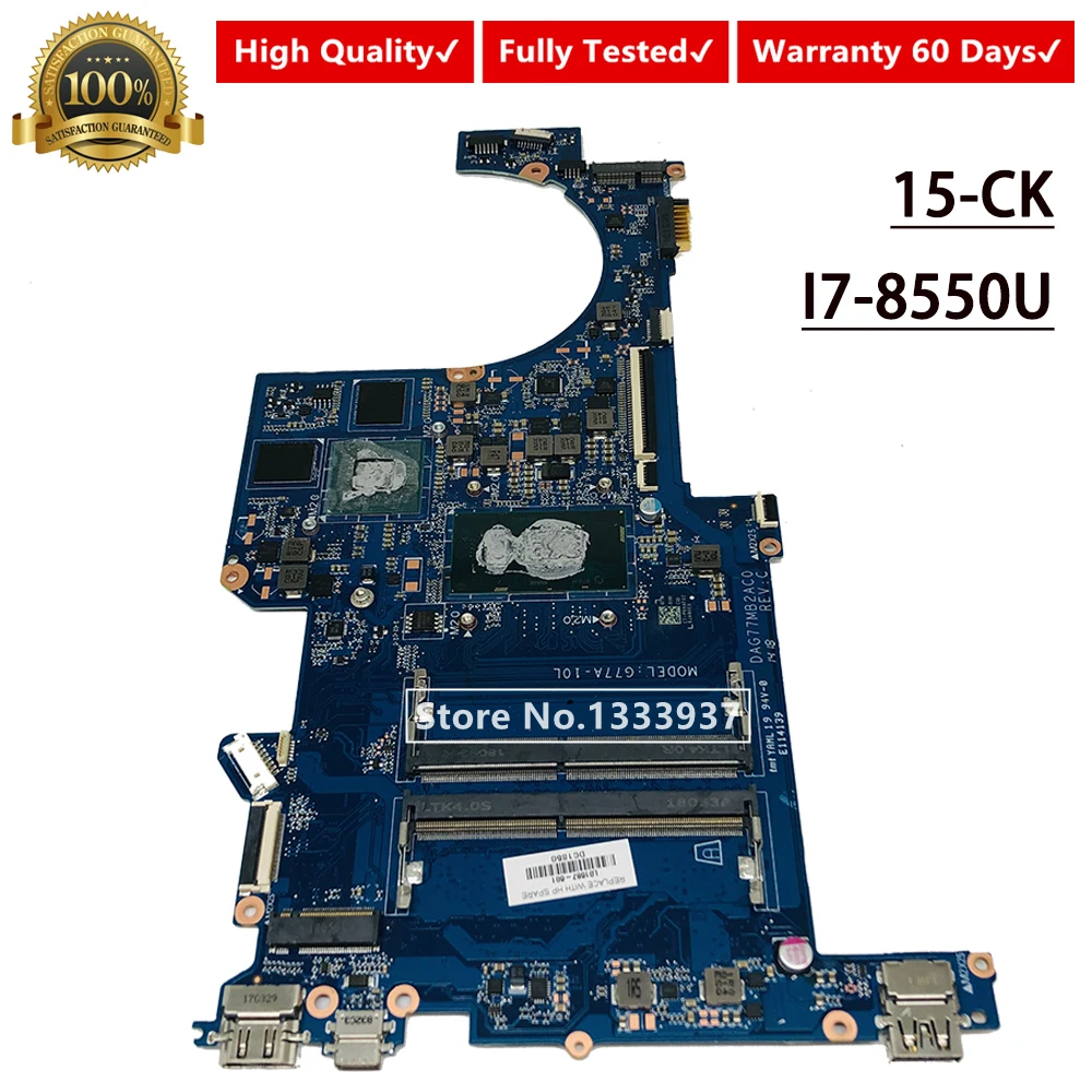 L01687 001 DAG77MB2AC0 для струйного принтера HP Pavilion 15 ck Материнская плата ноутбука 601 SR3LC i7