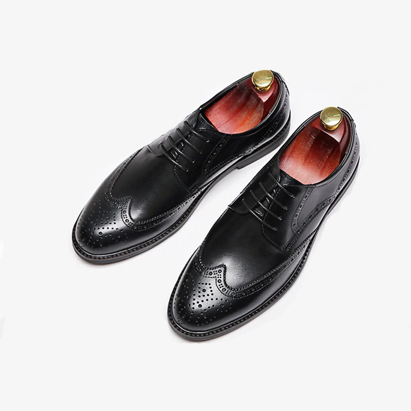 Новинка мужские классические туфли ZFTL Мужские Формальные из натуральной кожи в