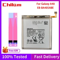 100 original phone battery for samsung galaxy a40 a405f 3100mah high capacity for a40 a405 a405a bateria replacement