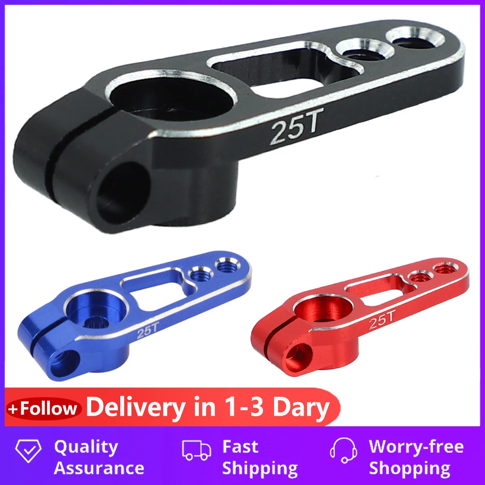 

1PCS Aluminum Alloy 25T 31Mm Steering Servo Arm Horn for RC Car Crawler Parts
