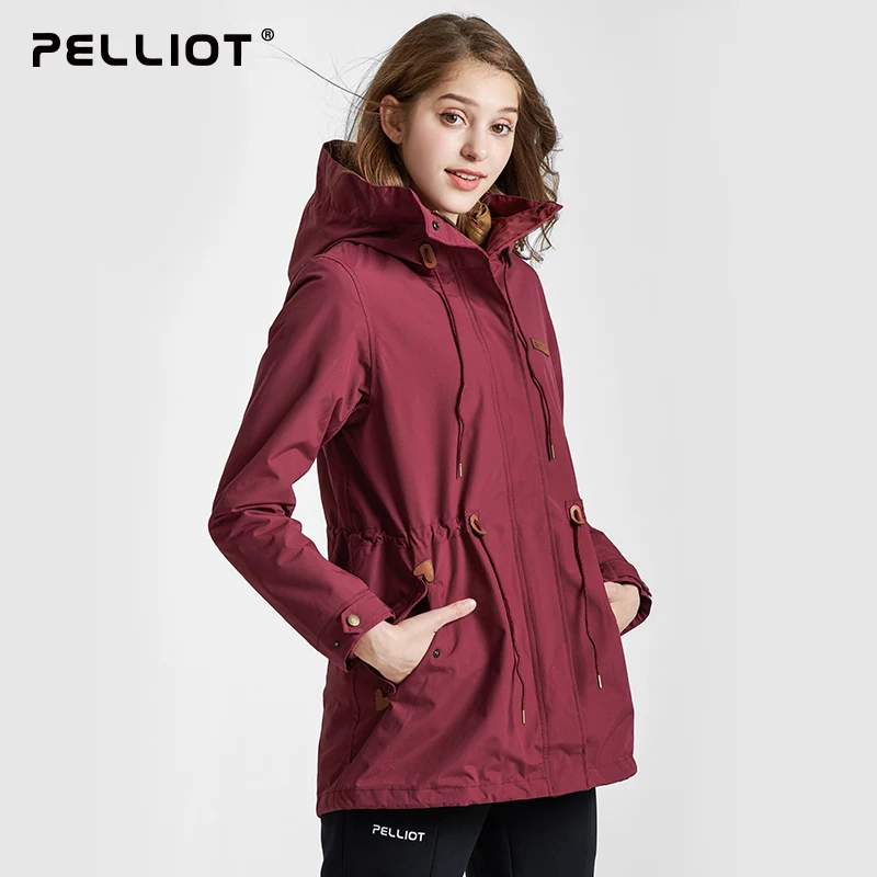 Pelliot походная куртка Женская водонепроницаемая ветрозащитная спортивная 3 в 1