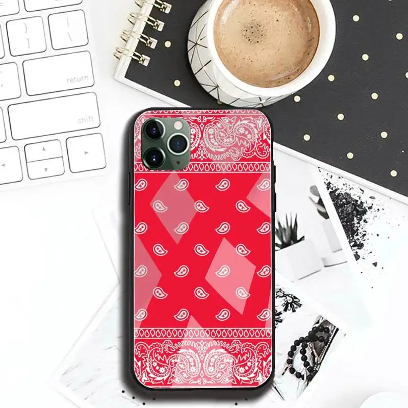 

2021 Rock Cool Girls Bandana Phone Case Tempered Glass For iPhone 12 pro max mini 11 Pro XR XS MAX 8 X 7 6S 6 Plus SE 2020 case