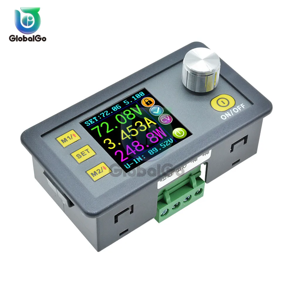 

4 in1 Voltmeter Ammeter DP50V5A Constant Voltage Current DC Step-down Power Supply Module Buck Voltage Converter LCD Wattmeter