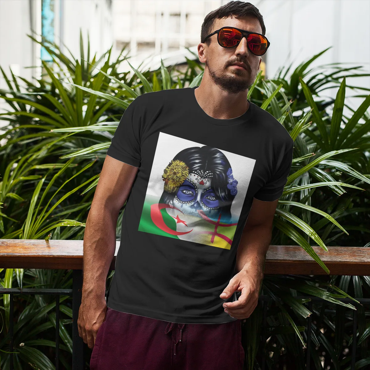 

tagara algeria Magnet Men's short-sleeved t-shirt Funny R345 Top tee USA Size