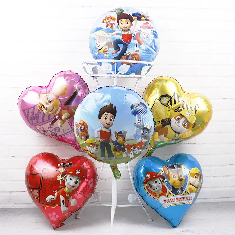 3D наклейки на стену Happy Paw Patrol украшение день рождения для детей игрушки шар
