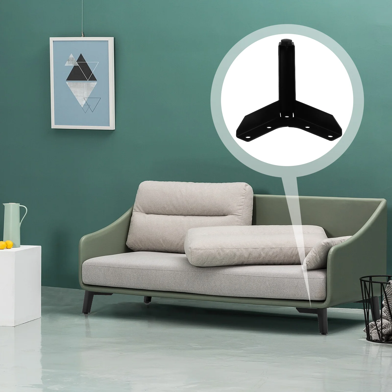 

4 Pcs Metal Sofa Feet Durable Cabinet Cabinet Feet Practical Furniture Feet