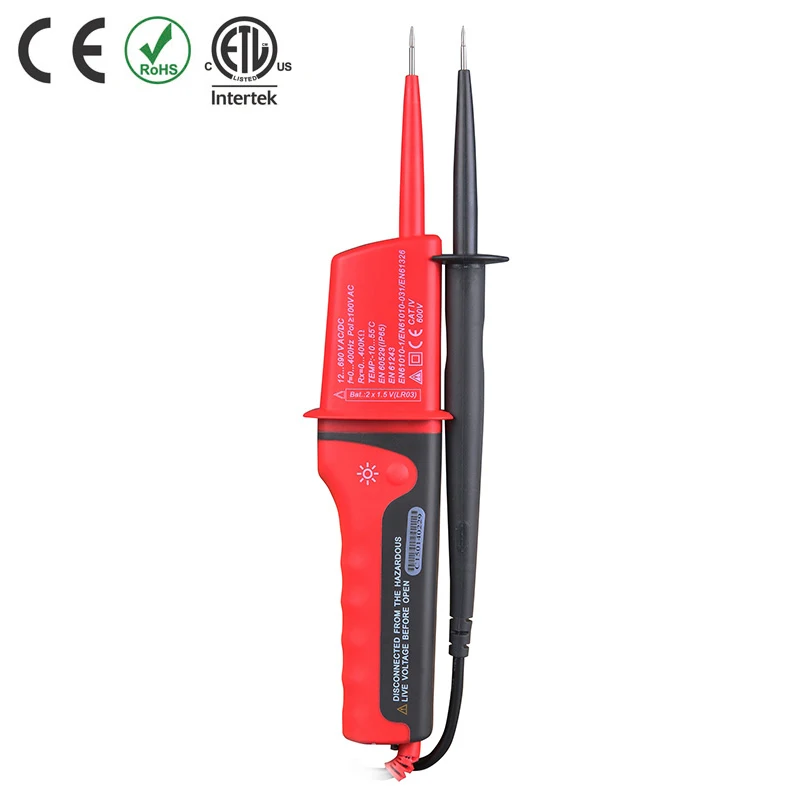 Цифровой тестер напряжения UT15C цифровой измеритель ut15c uni t|tool tool|tool metertools digital |