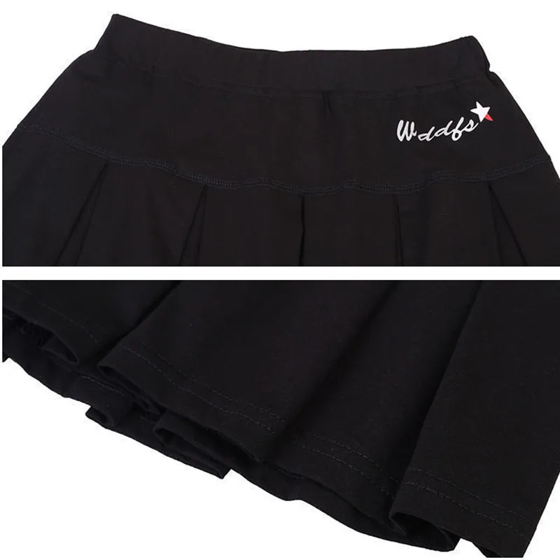 

Summer Casual Sportswear Skirt Suit Women 2021 Fashion Short Sleeve Polo Shirts + Print Tennis Pleated Short Skirt 2 Piece Sets