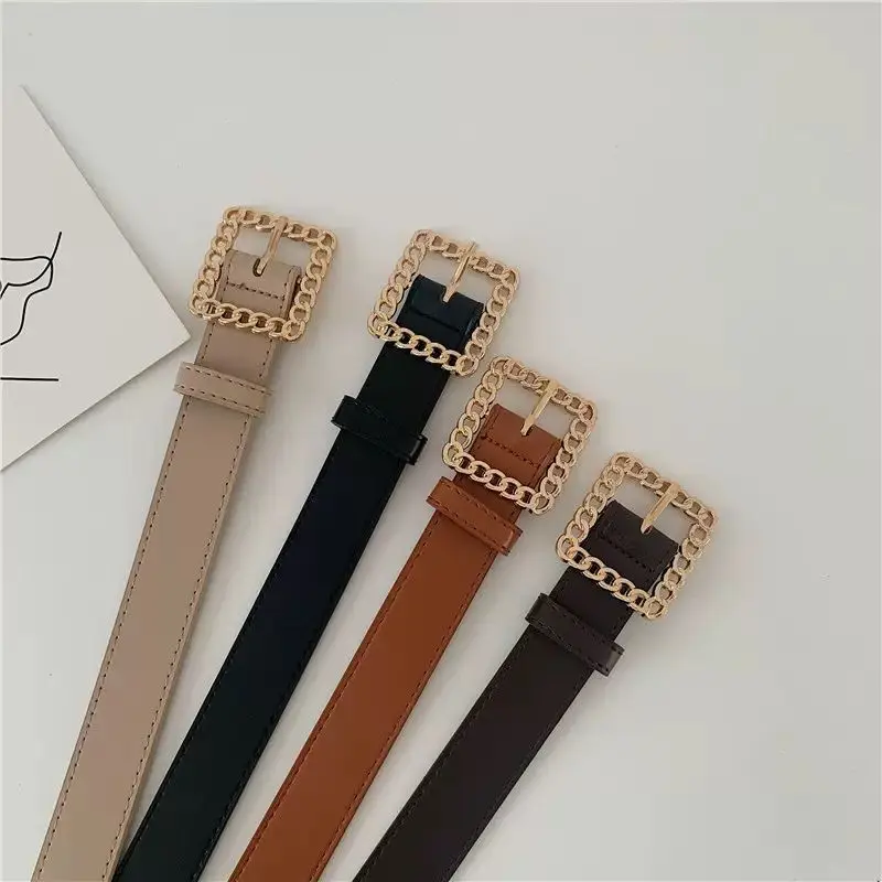 

Fashion Single Product Belt Women 's Korean New Twist Belt Loop Design Casual Women 's Fashion