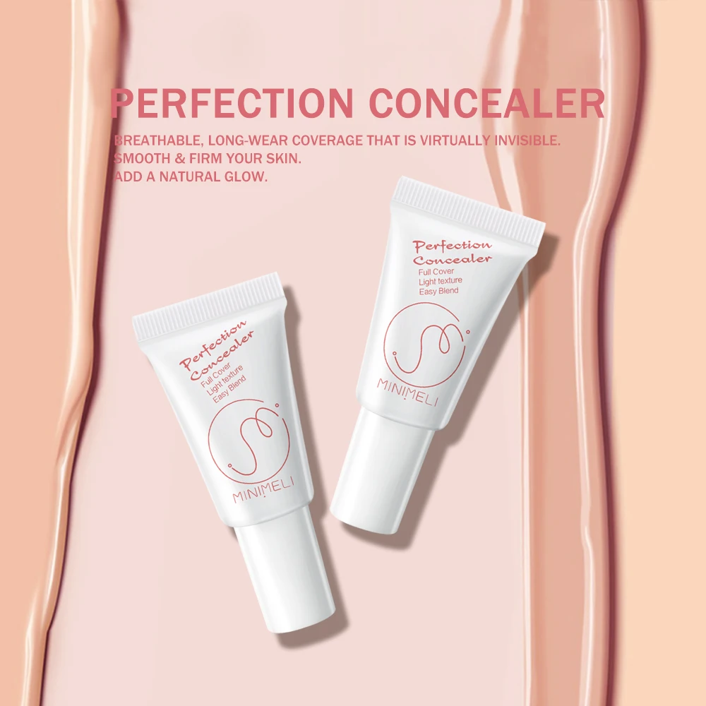 Жидкий консилер MINIMELI крем с полным покрытием водонепроницаемый долговечный